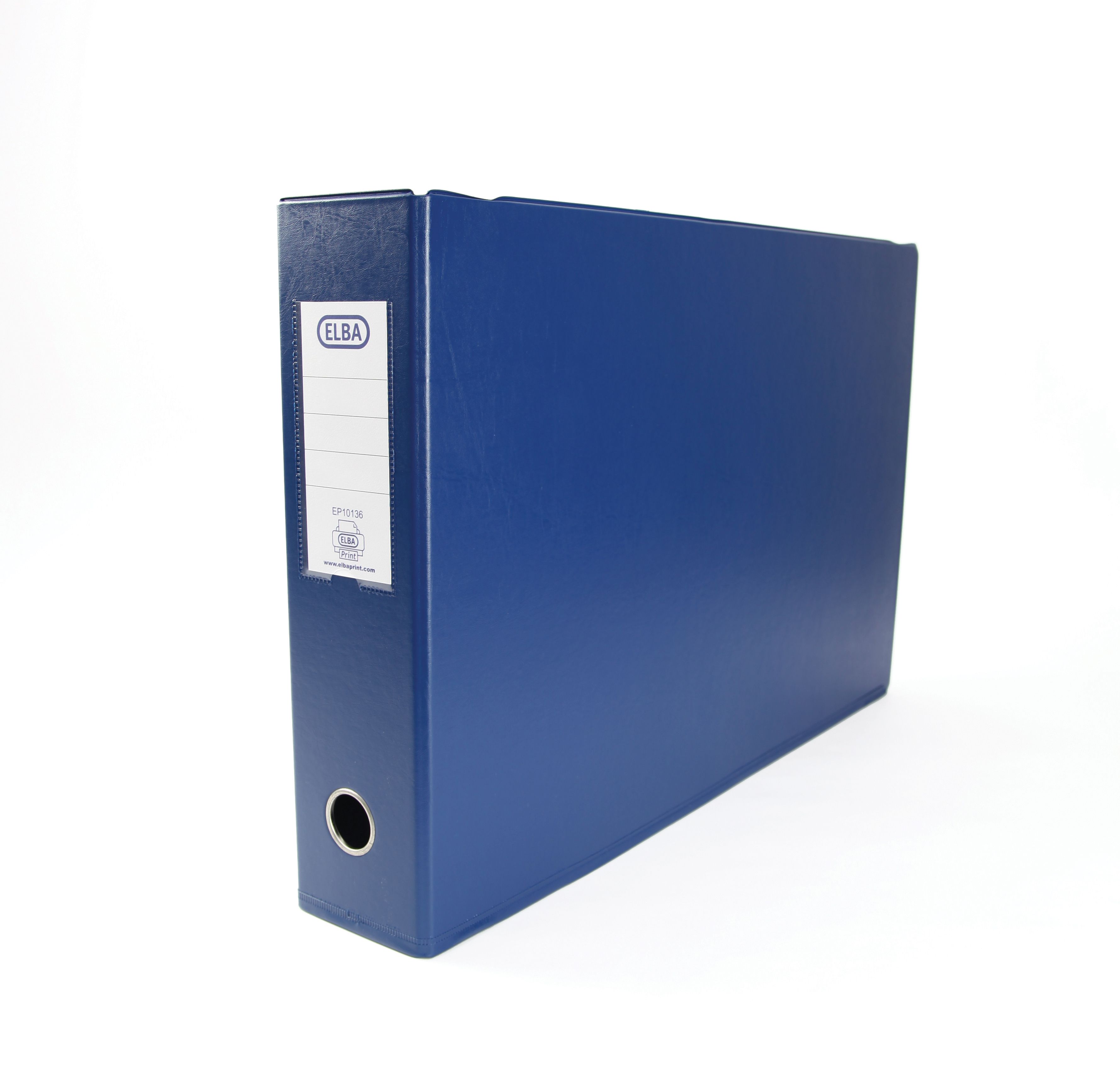 Elba A Mm Blue Plastic Lever Arch File Pack Of The