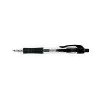 Q-Connect Retractable Ballpoint Pen Medium Black Pack of 10 KF00267