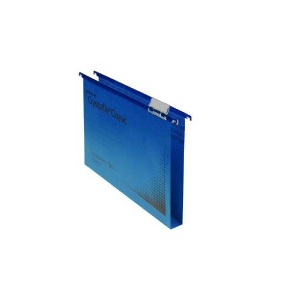 Rexel Tabs & Labels For Suspension Files - Clear Plastic Index Tabs With White Inserts, Pack Of 25