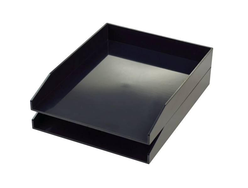 Avery Colourstak Desk Top Letter Trays Cool Black Kps Office Supplies Avery Colourstak Desk Top Letter Trays