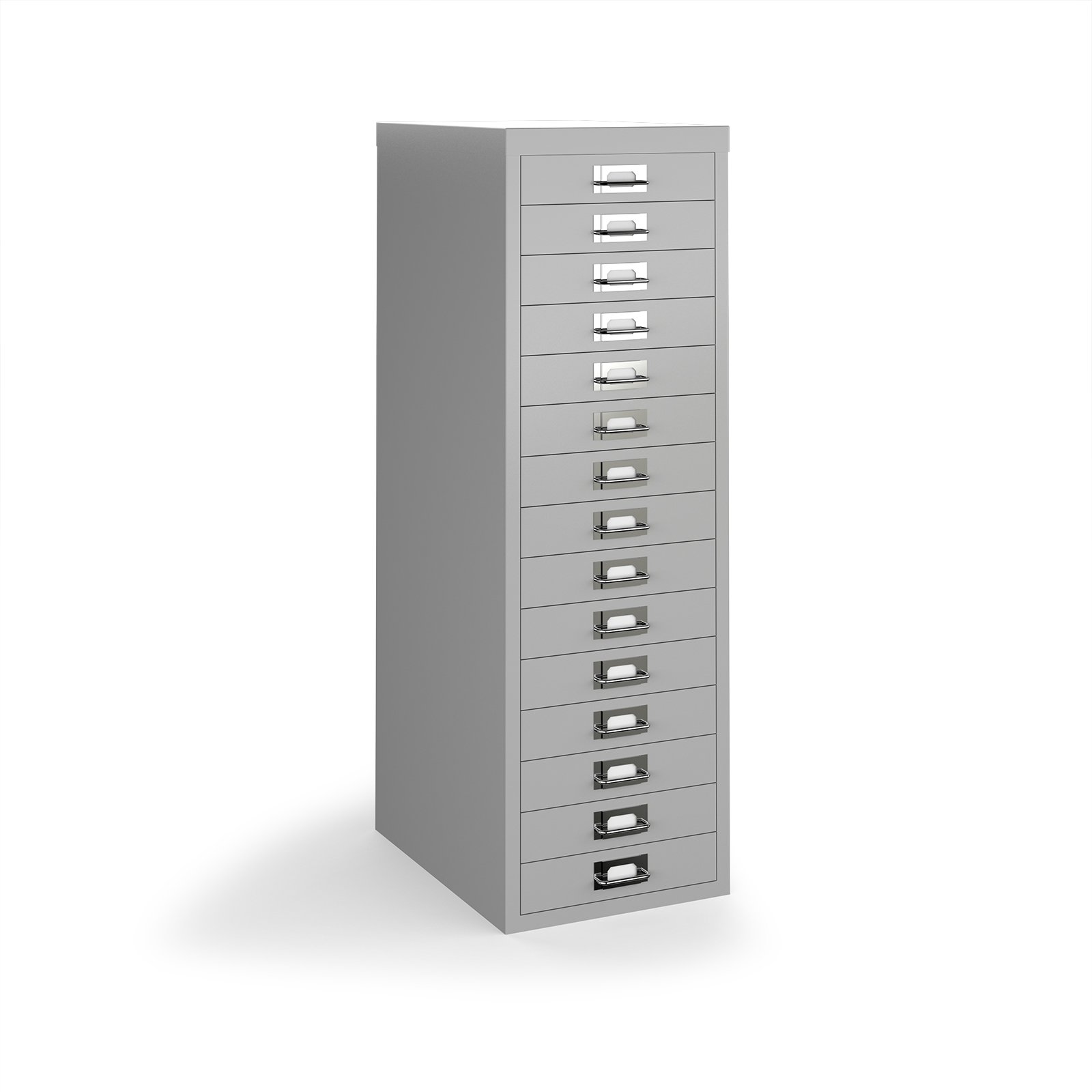 Bisley 10 Drawer Silver Non Locking Multi Drawer Cabinet By40500