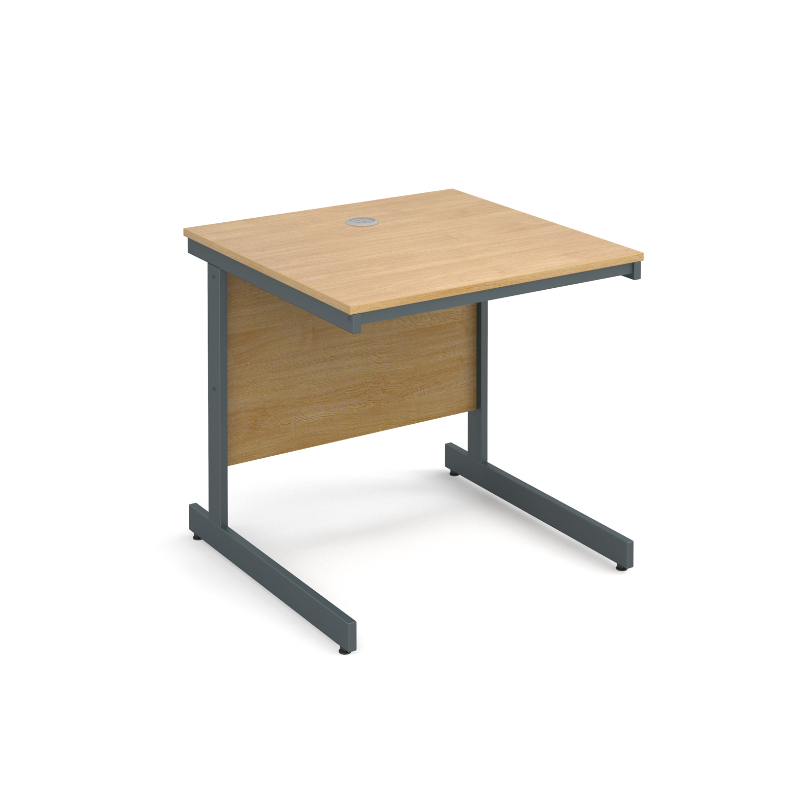 Maestro Cantilever Leg Straight Desk 754mm Oak Aston James Maestro Cantilever Leg Straight Desk 754mm Oak