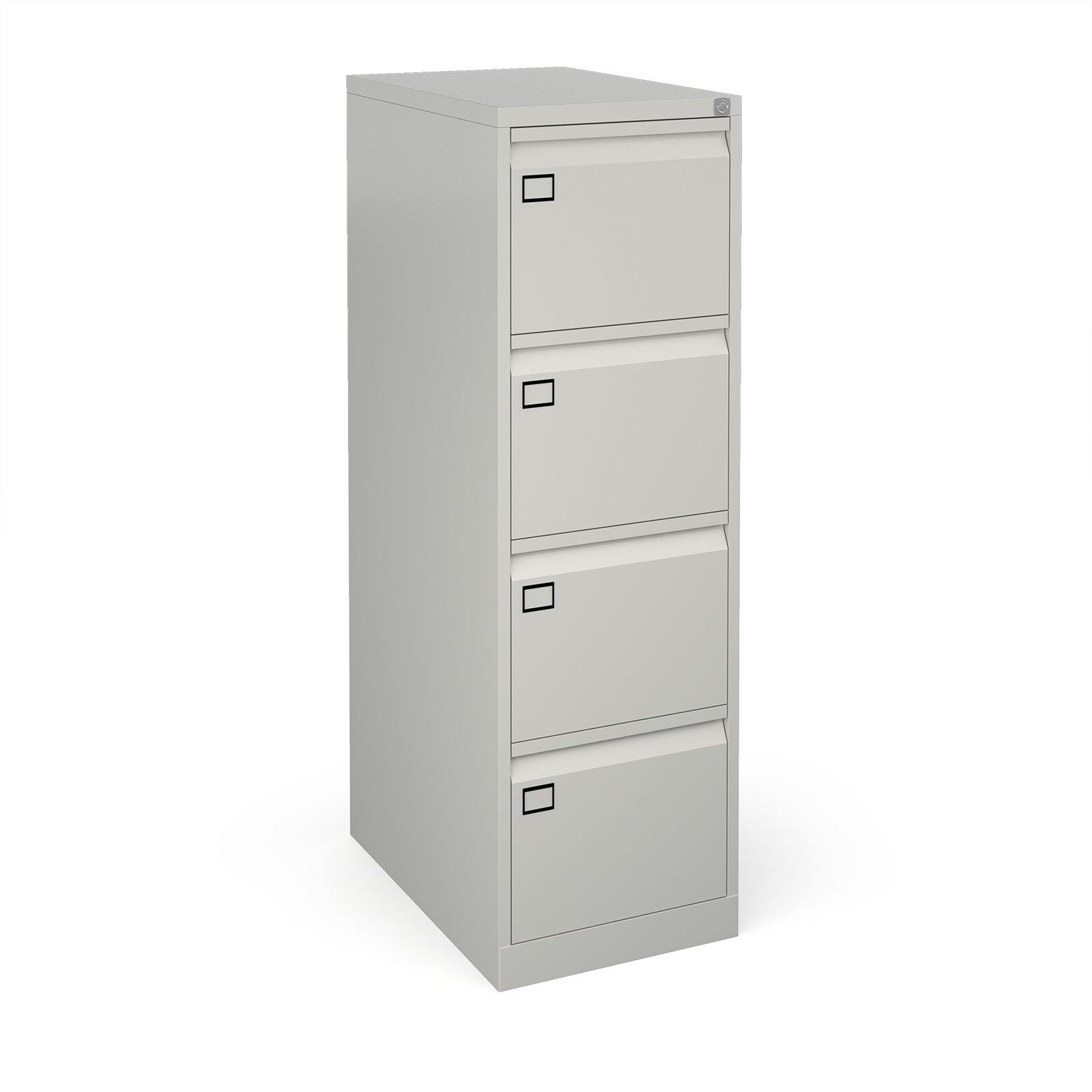 Steel 4 Drawer Filing Cabinet 1321mm High Goose Grey No 1 In Steel 4 Drawer Filing Cabinet 1321mm High Goose Grey