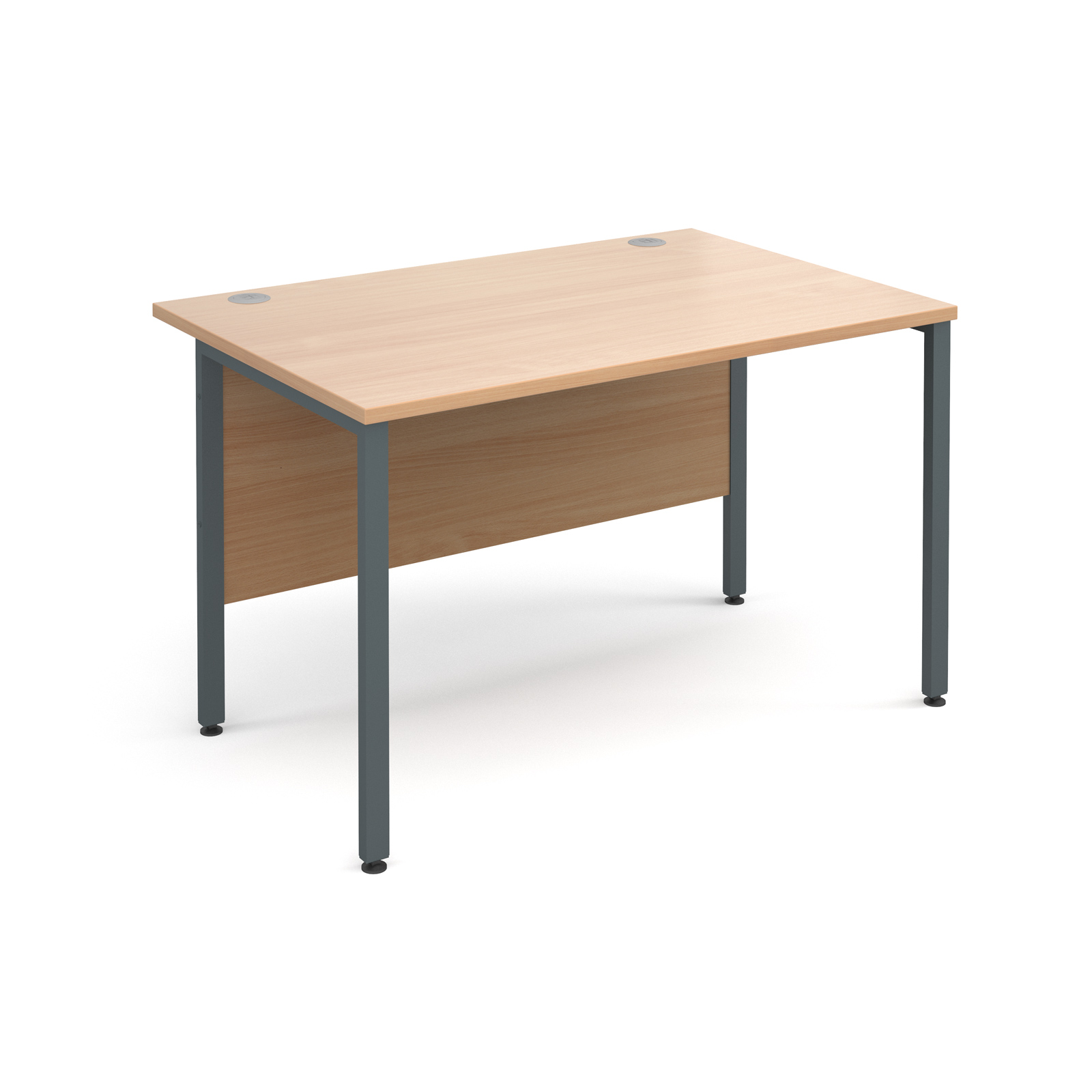 Maestro 25 Gl Straight Desk 1200mm X 800mm Graphite H Frame Beech Maestro 25 Gl Straight Desk 1200mm X 800mm Graphite H Frame Beech Top