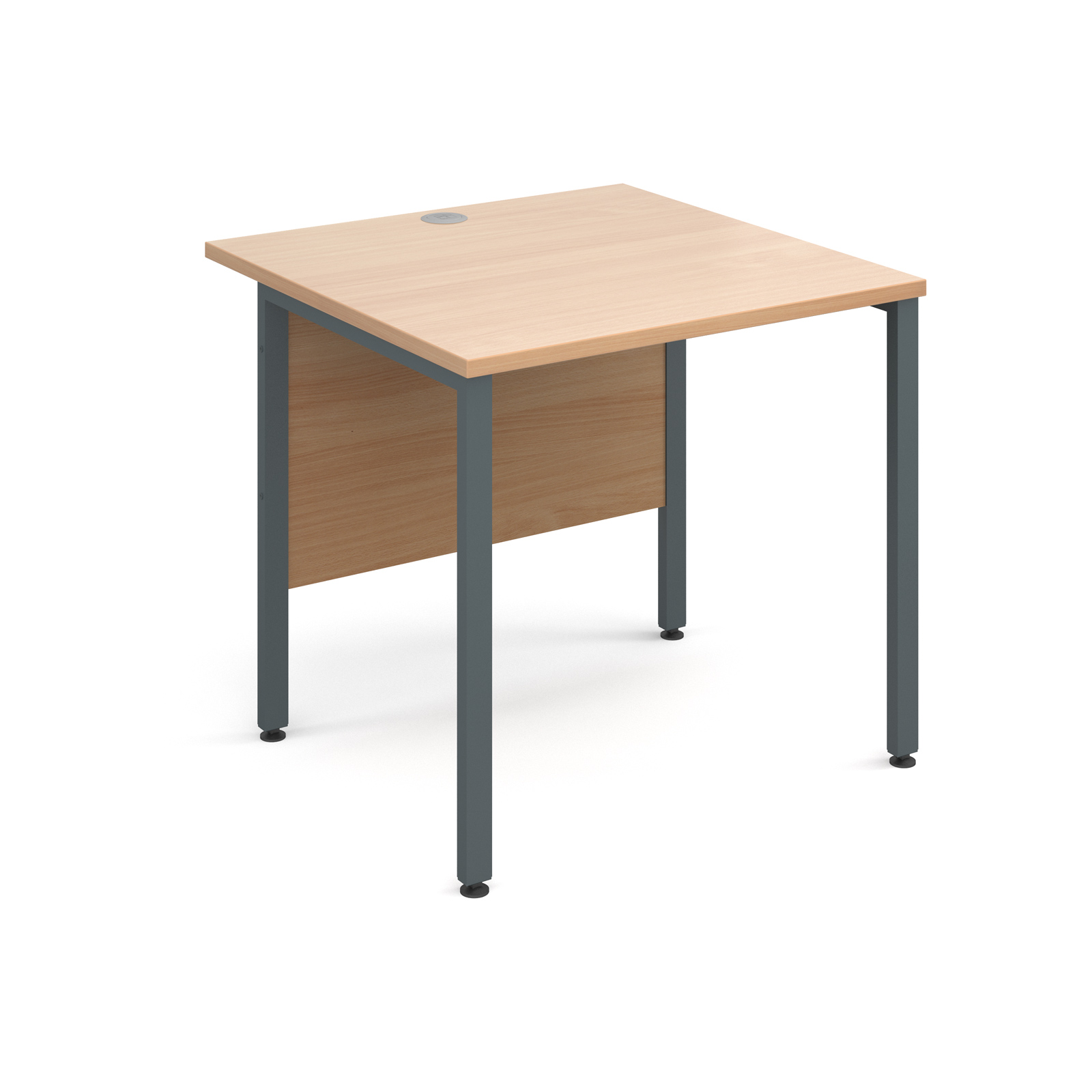 Maestro 25 Gl Straight Desk 800mm X Graphite H Frame Beech Maestro 25 Gl Straight Desk 800mm X Graphite H Frame Beech Top