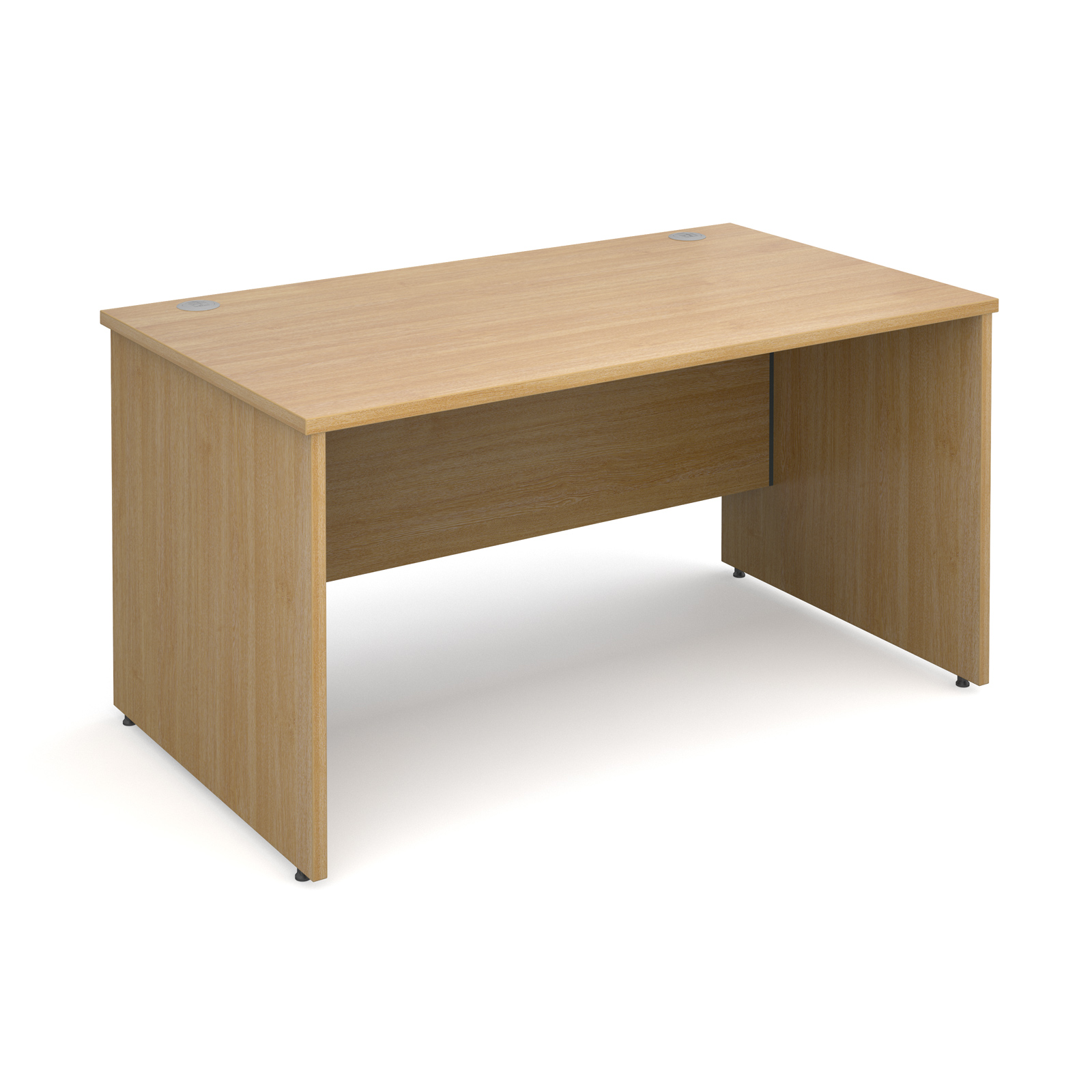 Maestro 25 Pl Straight Desk 1400mm X 800mm Oak Panel Leg Design Maestro 25 Pl Straight Desk 1400mm X 800mm Oak Panel Leg Design
