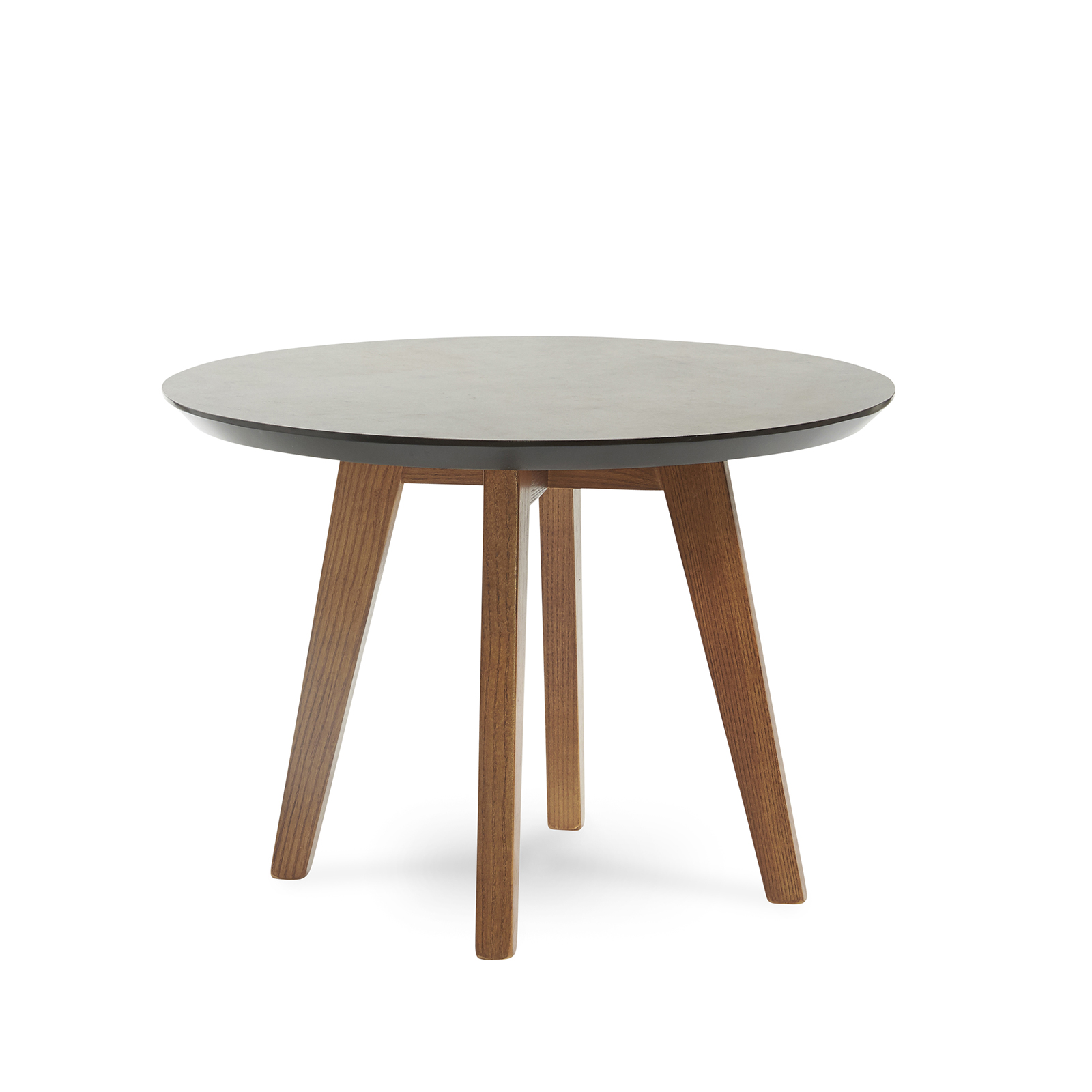 Ray Coffee Table With Circular 25mm Top And Square Solid Oak Legs Ray Coffee Table With Circular 25mm Top And Square Solid Oak Legs 600mm Diameter White