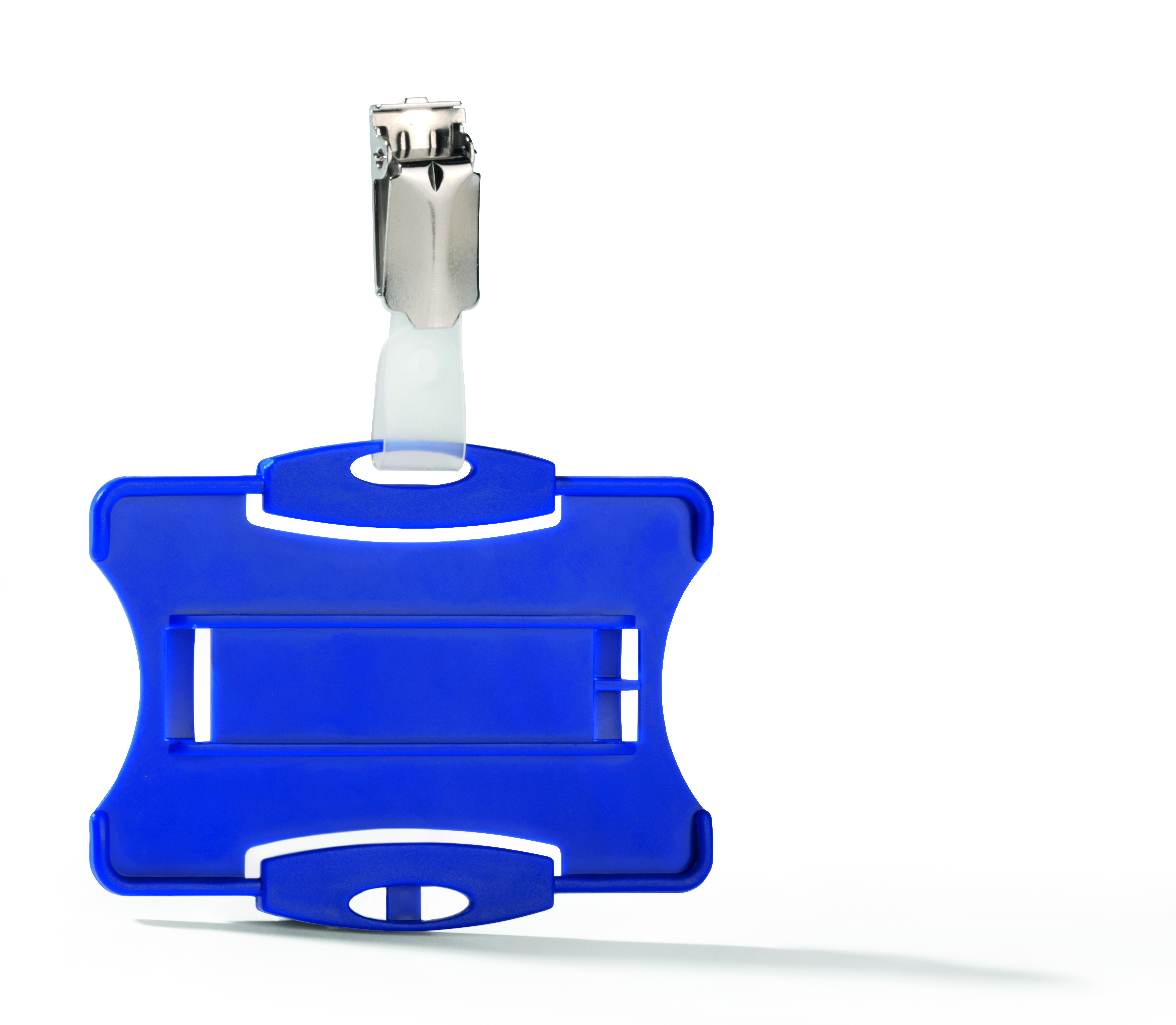 Durable Security Pass Holder Blue (Pack of 25) 8118/06 Stacked