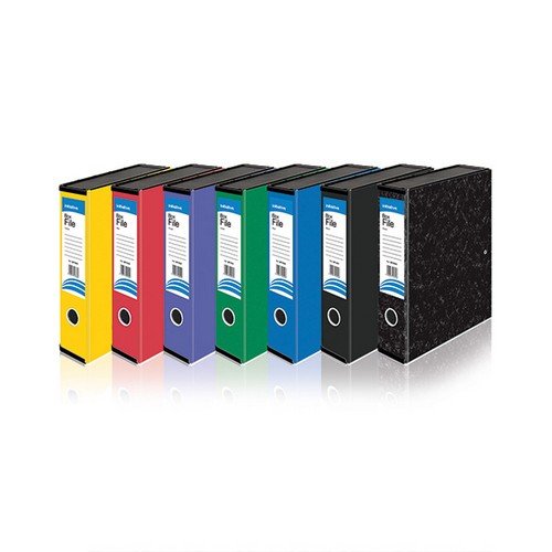 Initiative Lockspring Box File A4/Foolscap 70mm Capacity Black