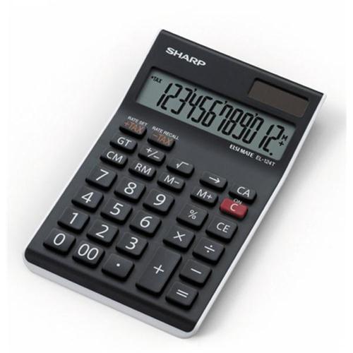 Sharp El124twh Calculator Desktop Ref Intec Office Systems Sharp El124twh Calculator Desktop Ref