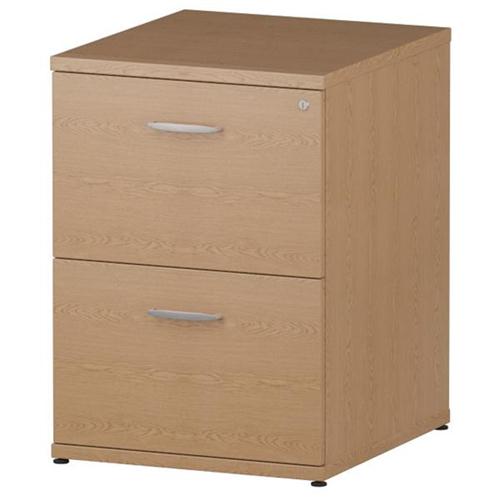 Trexus Wooden Filing Cabinet W500xd600xh800mm 2 Drawers Oak Office Trexus Wooden Filing Cabinet W500xd600xh800mm 2 Drawers Oak