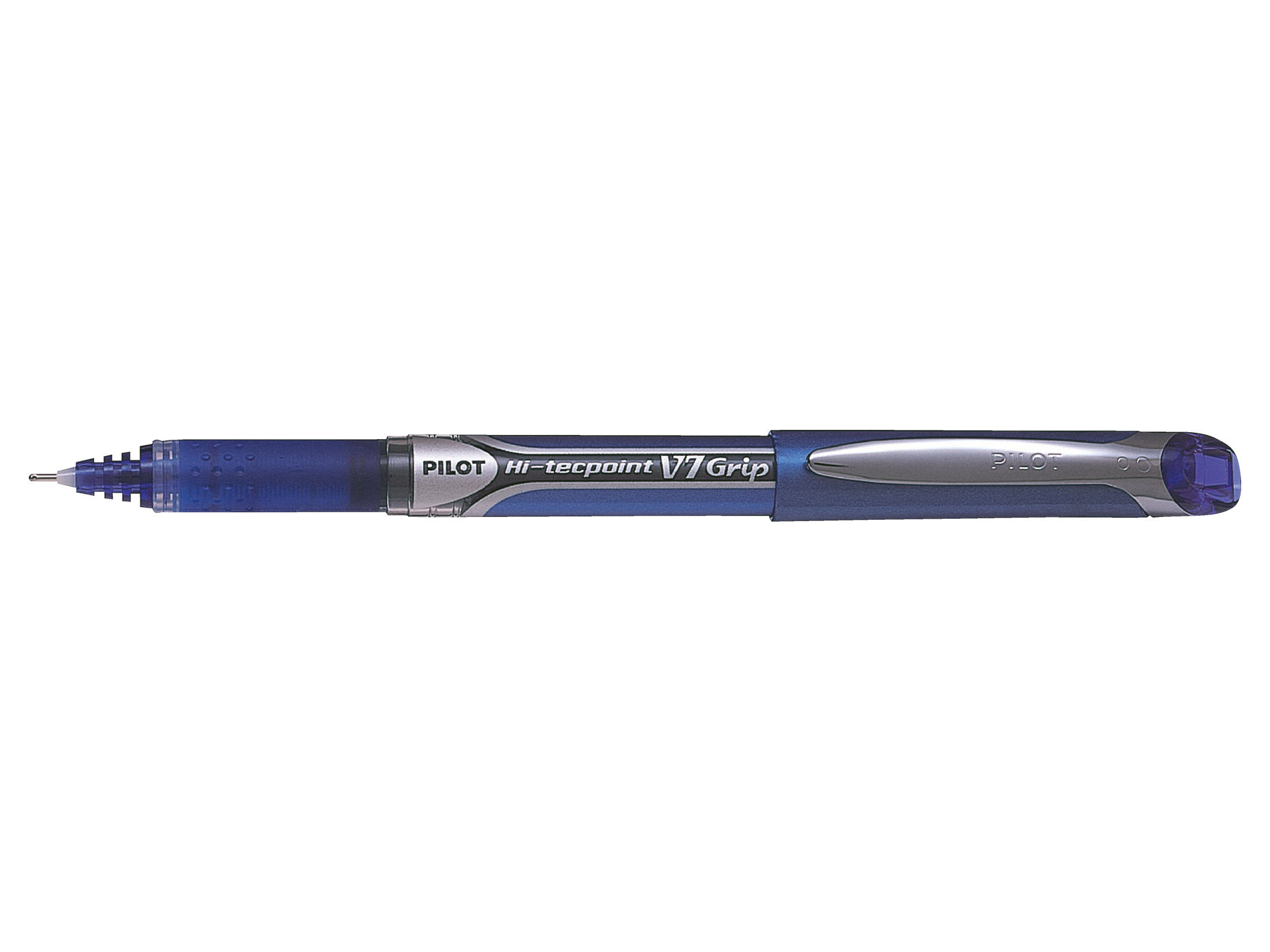 Pilot V7 Hi-tecpoint Grip Liquid Ink Pen Fine Blue (pack Of 12 