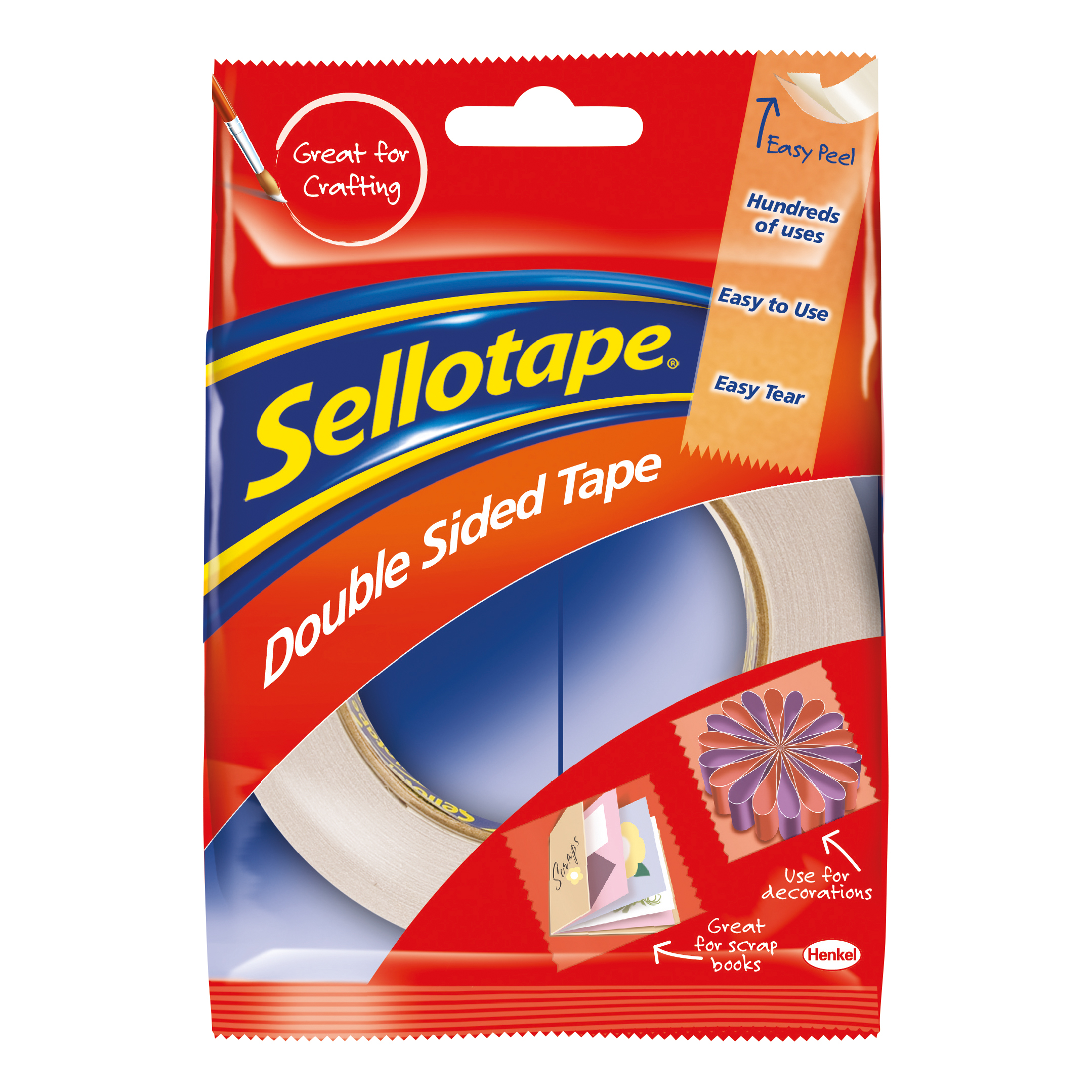 Sellotape Double Sided Tape 15mm x 5m Ref 1445293 [Pack 12] CW Office
