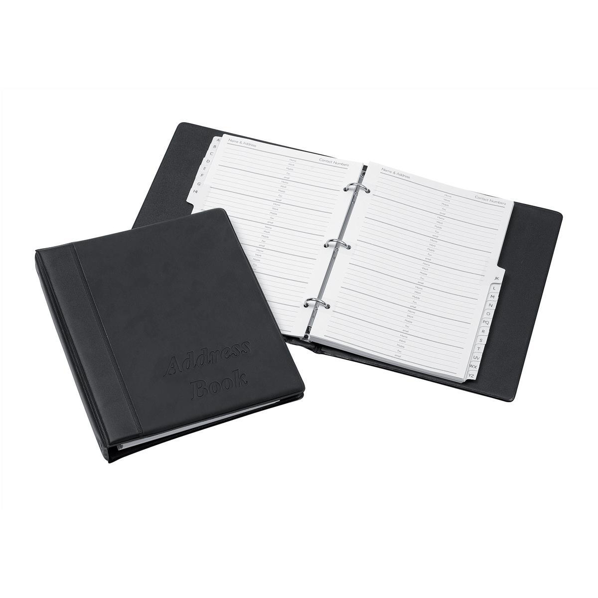 Telephone Index Book Binder With Matching A Z And 20 Sheets A5 Telephone Index Book Binder With Matching A Z And 20 Sheets A5 Black