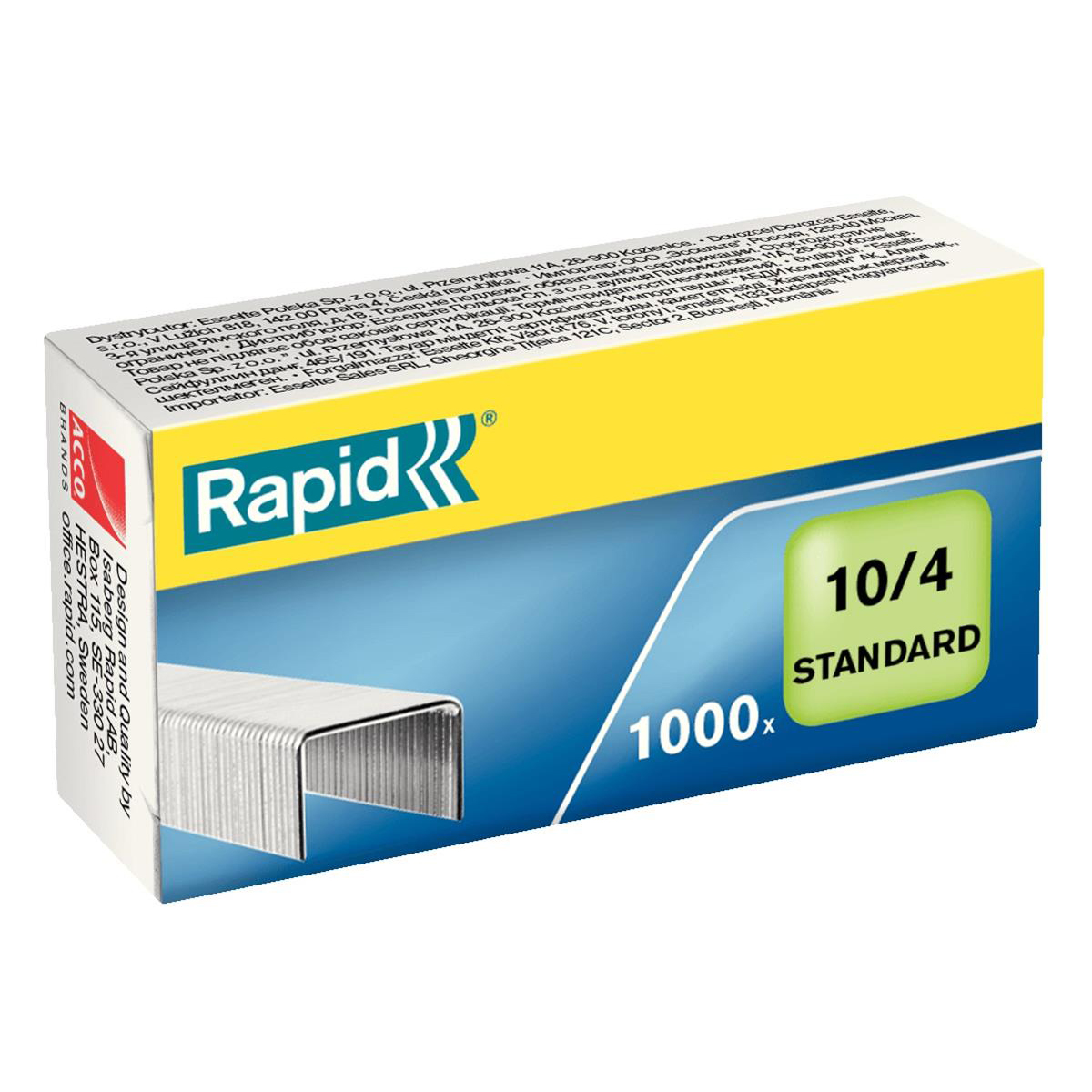 Rapid Staples 10 4mm Pack 1000 Ref 24862900 School Office Rapid Staples 10 4mm Pack 1000 Ref 24862900