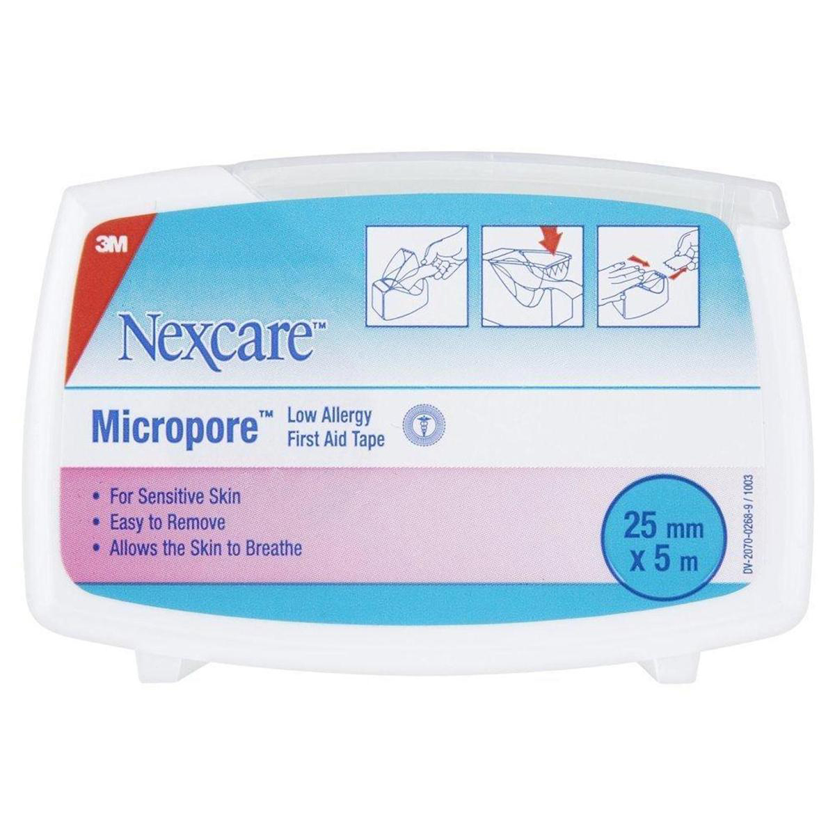 3m Micropore First Aid Tape 25mmx5m White Ref 153 Pack 6 3m Micropore First Aid Tape 25mmx5m White Ref 153 Pack 6