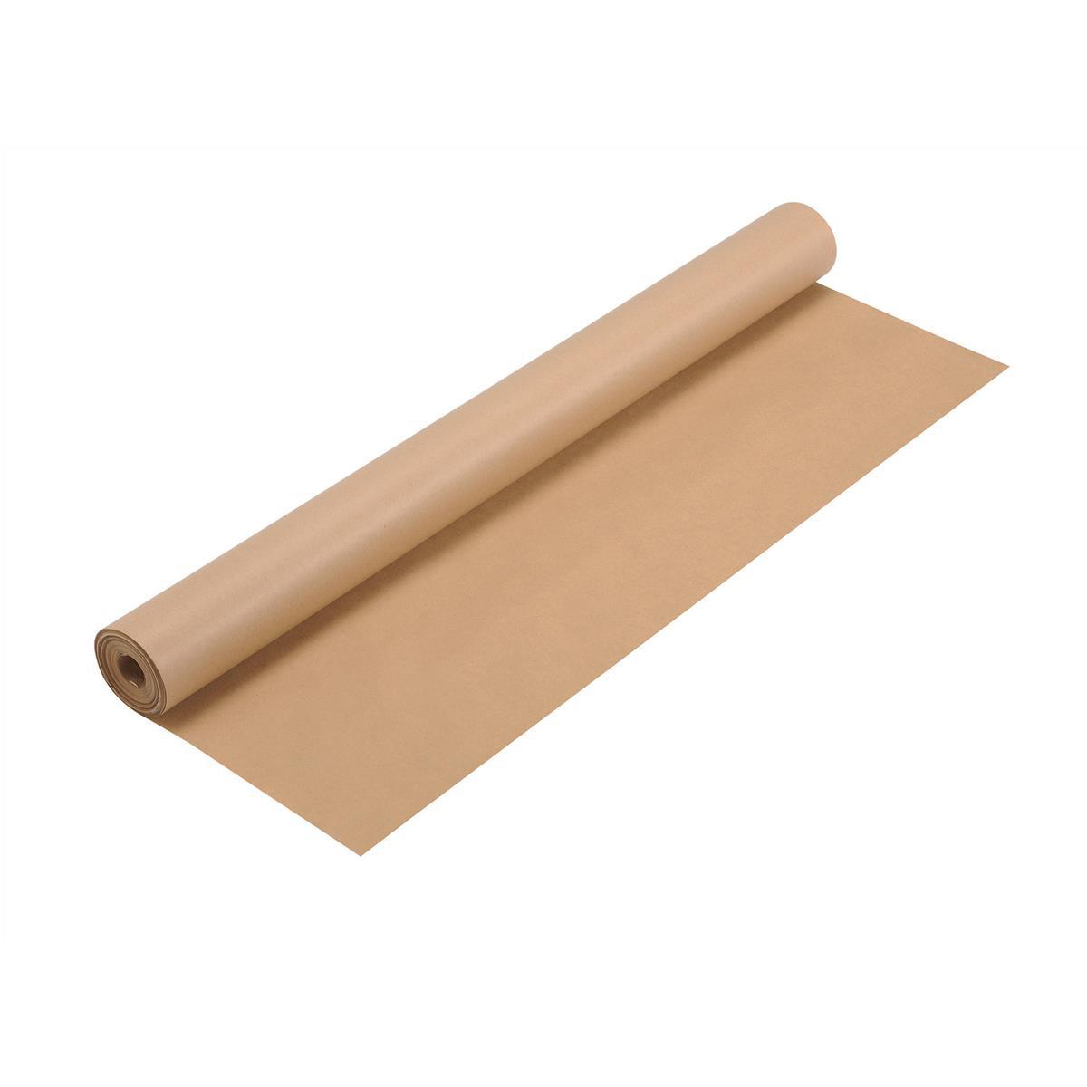 Kraft Wrapping Paper Roll 70gsm 750mmx25m Brown- PaperPlus Office