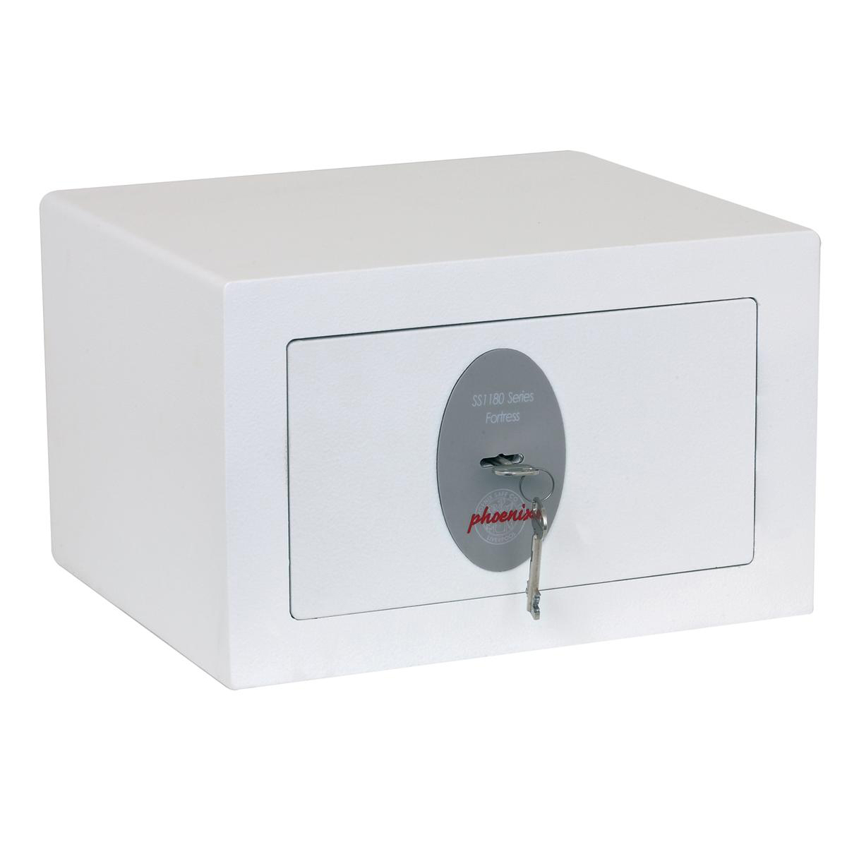 Phoenix Fortress High Security Safe Key Lock 7l Capacity 15kg Phoenix Fortress High Security Safe Key Lock 7l Capacity 15kg W350xd300xh220mm Ref Ss1181k