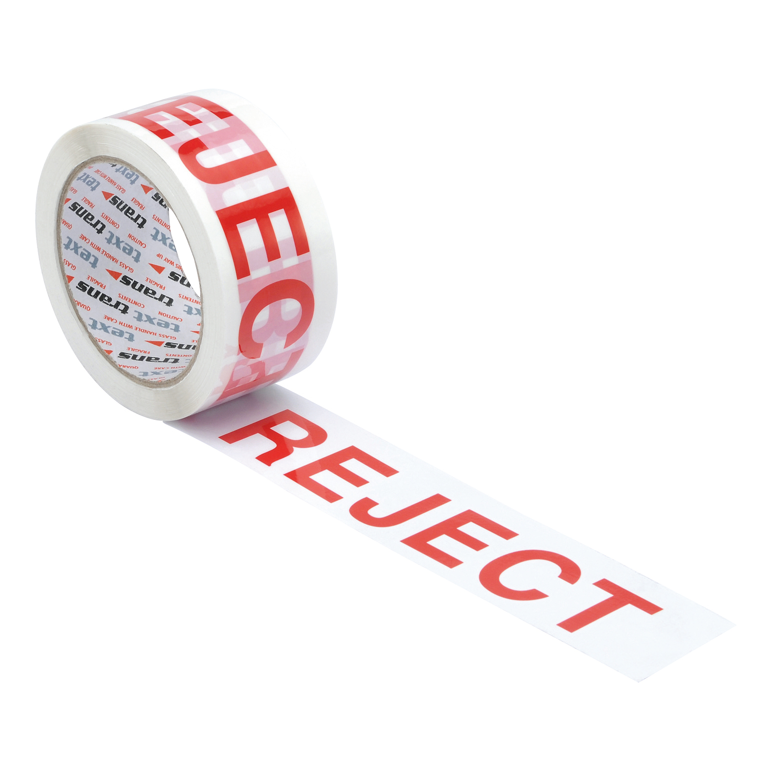 5 Star Office Printed Tape Reject Polypropylene 48mm X 66m Red On 5 Star Office Printed Tape Reject Polypropylene 48mm X 66m Red On White Pack 6