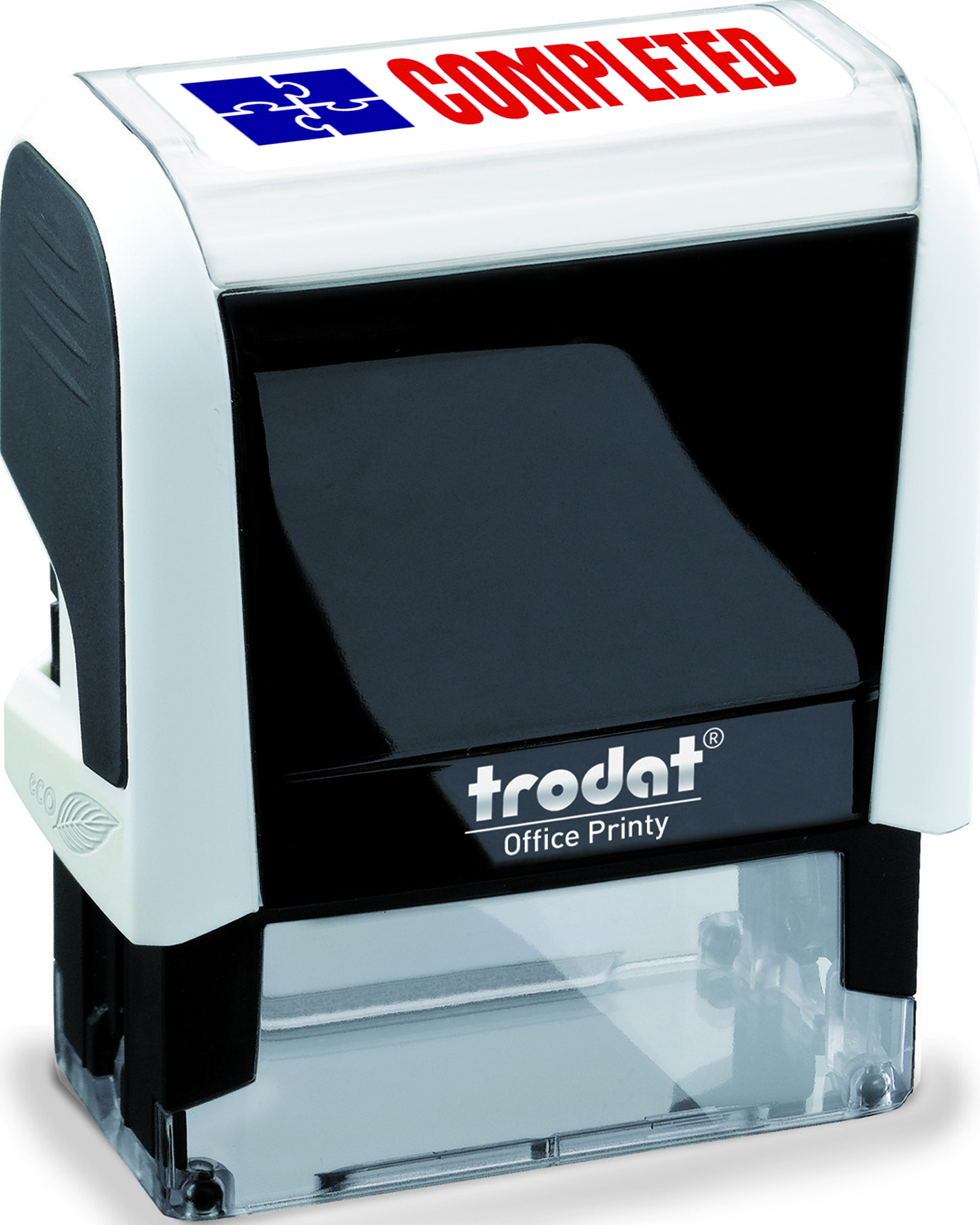 Trodat Office Printy 4912 Self Inking Stamp Size 45 X 17mm This Trodat Office Printy 4912 Self Inking Stamp Size 45 X 17mm This Prints The Word Completed In Red And Blue Ink On To Your Doents
