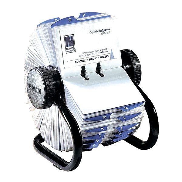 Rolodex Business File Black 400 Capacity 67236 Stakelum Office Rolodex Business File Black 400 Capacity 67236