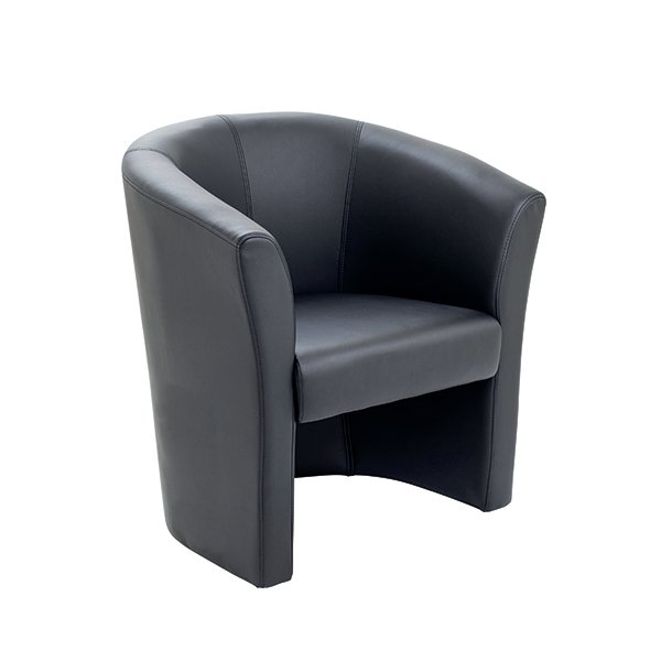 avior black fabric tub chair kf03527 laser ex based in newcastle