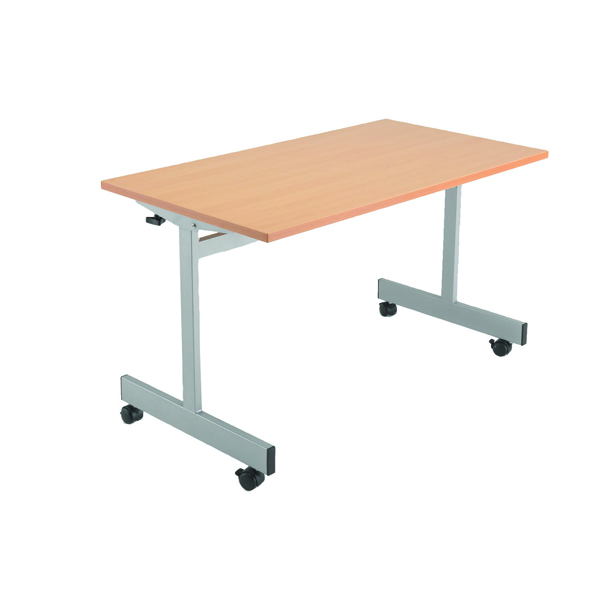 Jemini 1200mm Flip Top Table Maple Kf838321 Officestuff Ie