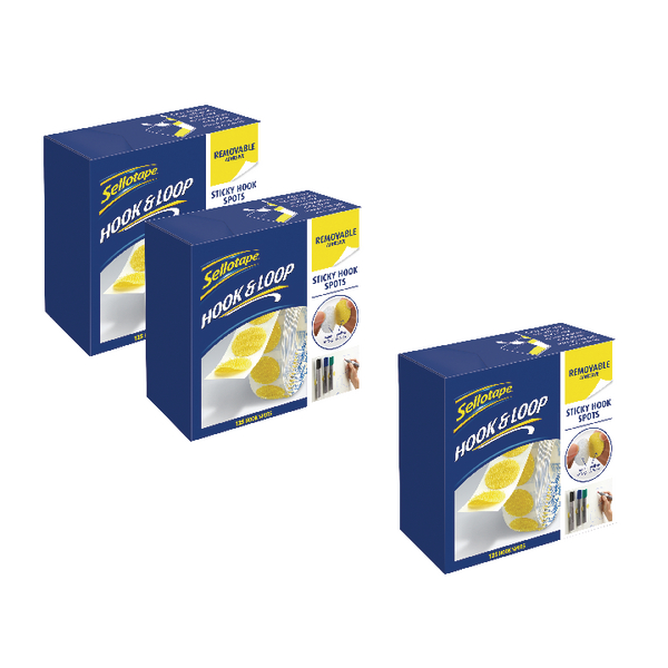 Otape Hook Spots 3 Packs Of 125 Se810848 Pbs Office Otape Hook Spots 3 Packs Of 125 Se810848