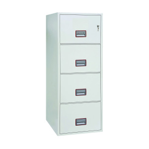 Phoenix+4+Drawer+90+Minute+Fire+Rated+Filing+Cabinet+FS2254K