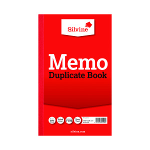 Silvine+Duplicate+Memo+Book+210x127mm+%286+Pack%29+601