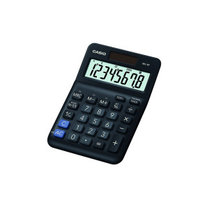 Casio+MS-8F+8+Digit+Mini+Desk+Calculator+Black+MS-8F