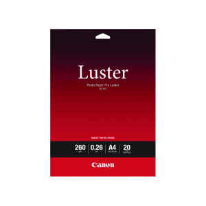 Canon Photo Paper Pro Luster A4 260gsm (20 Pack) 6211B006