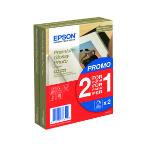Epson Premium Glossy Photo Paper 100x150mm 2-for-1 (Pack of 40 + 40 Free) C13S042167
