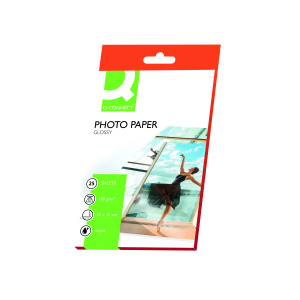 Q-Connect+10x15cm+Gloss+Photo+Paper+180gsm+%28Pack+of+25%29+KF01905