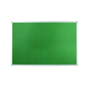 Q-Connect+Aluminium+Frame+Felt+Noticeboard+with+Fixing+Kit+1200x900mm+Green+54034204