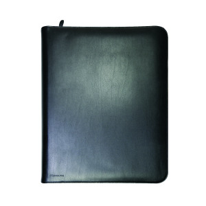 Monolith+Zipped+Leather+Ring+Binder+w%2FInternal+Pockets+A4+Black+2924