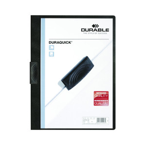Durable+DURAQUICK+Clip+Folder+A4+Black+%28Pack+of+20%29+2270%2F01