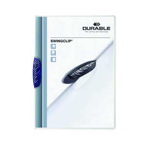 Durable+SWINGCLIP+Clip+Folder+A4+Dark+Blue+%28Pack+of+25%29+2260%2F07
