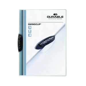 Durable+SWINGCLIP+Clip+Folder+A4+Black+%28Pack+of+25%29+2260%2F01
