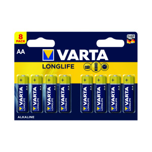 Varta+Longlife+AA+Battery+%288+Pack%29+04106101418