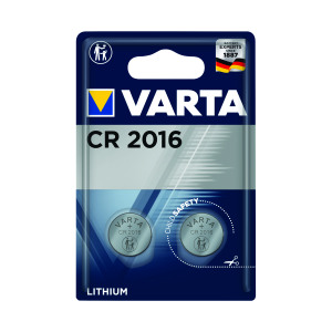 Varta+CR2016+Lithium+Coin+Cell+Battery+%282+Pack%29+06016101402