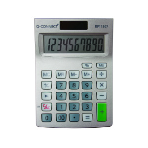 Q-Connect+Semi-Desktop+10-Digit+Calculator+KF11507