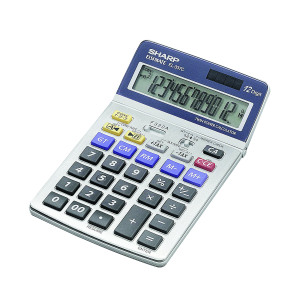 Sharp+Semi-Desktop+Tax+Calculator+12-digit+EL-337C
