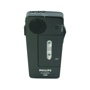 Philips+Black+Pocket+Memo+Voice+Activated+Dictation+Recorder+LFH0388