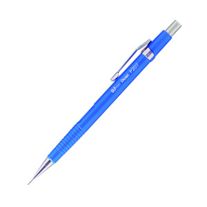 Pentel+P200+Automatic+Pencil+Medium+0.7mm+Blue+Barrel+%28Pack+of+12%29+P207