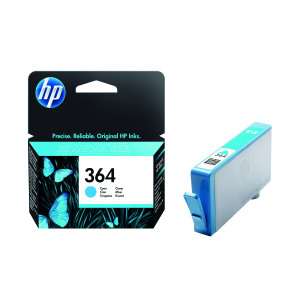 HP+364+Inkjet+Cartridge+3ml+Cyan+CB318EE
