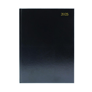 Desk+Diary+Day+Per+Page+A5+Black+2025+KFA51BK25