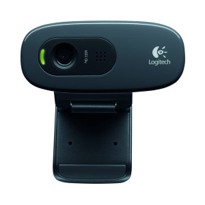 Logitech+C270+Webcam+3+MP+1280x720+Pixels+USB2.0+Black+960-001063