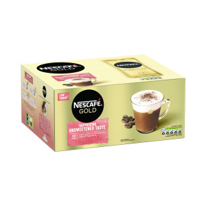 Nescafe+Gold+Cappuccino+Unsweetened+Instant+Coffee+Sachets+%28Pack+of+50%29+12405012