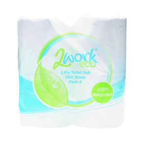 2Work+Recycled+2-Ply+Toilet+Roll+200+Sheets+%2836+Pack%29+KF03809